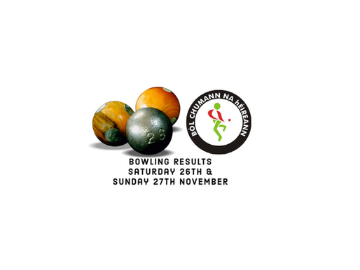 Bowling Results Saturday 26th & Sunday 27th November