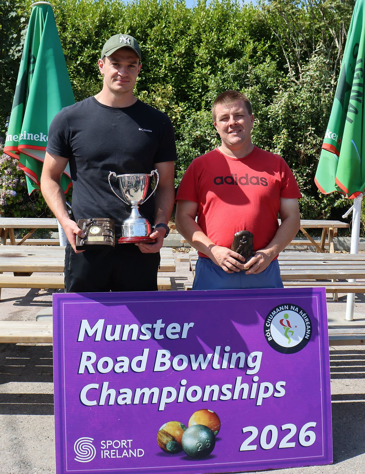 Novice C presentation at Lyre Don O'Driscoll (West) Winner and John Hickey (Mid) R-up