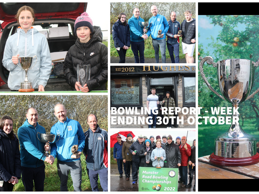 Bowling Report - Week ending 30th October