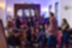 Docentes rurales participando del Festival Spark