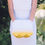 Thumbnail: Gradient tote bag, Minimalist Yellow Handbag