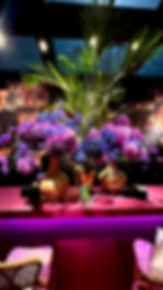 Seidenblumen Hortensien Event Dekoration in Lila und Blau by Bloom55