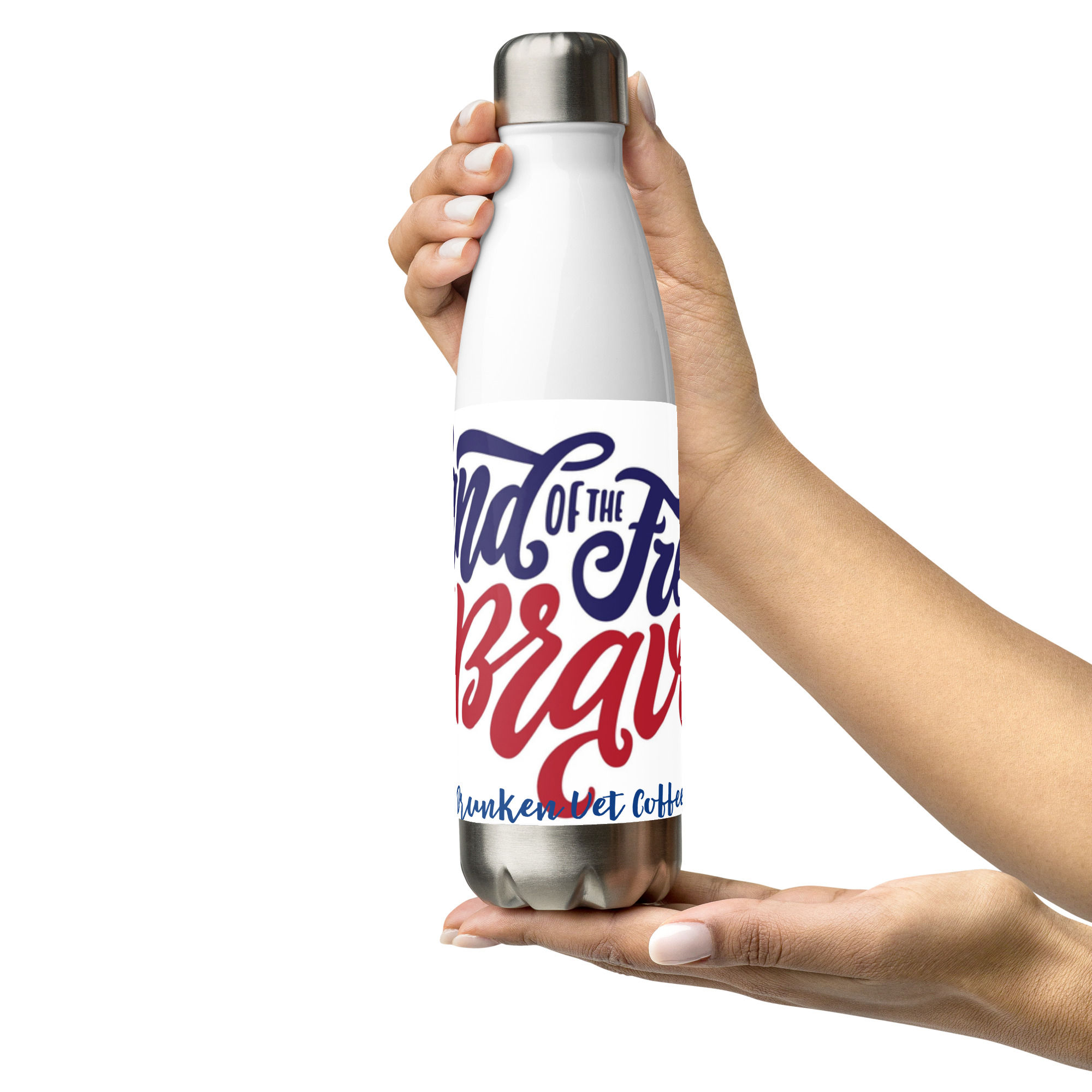 Stainless steel water bottle - Land of the Free