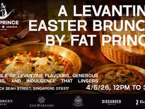 A boozy Easter brunch at Fat Prince with Italian wines being poured, cocktails served, and Middle Eastern dishes shared across the table.