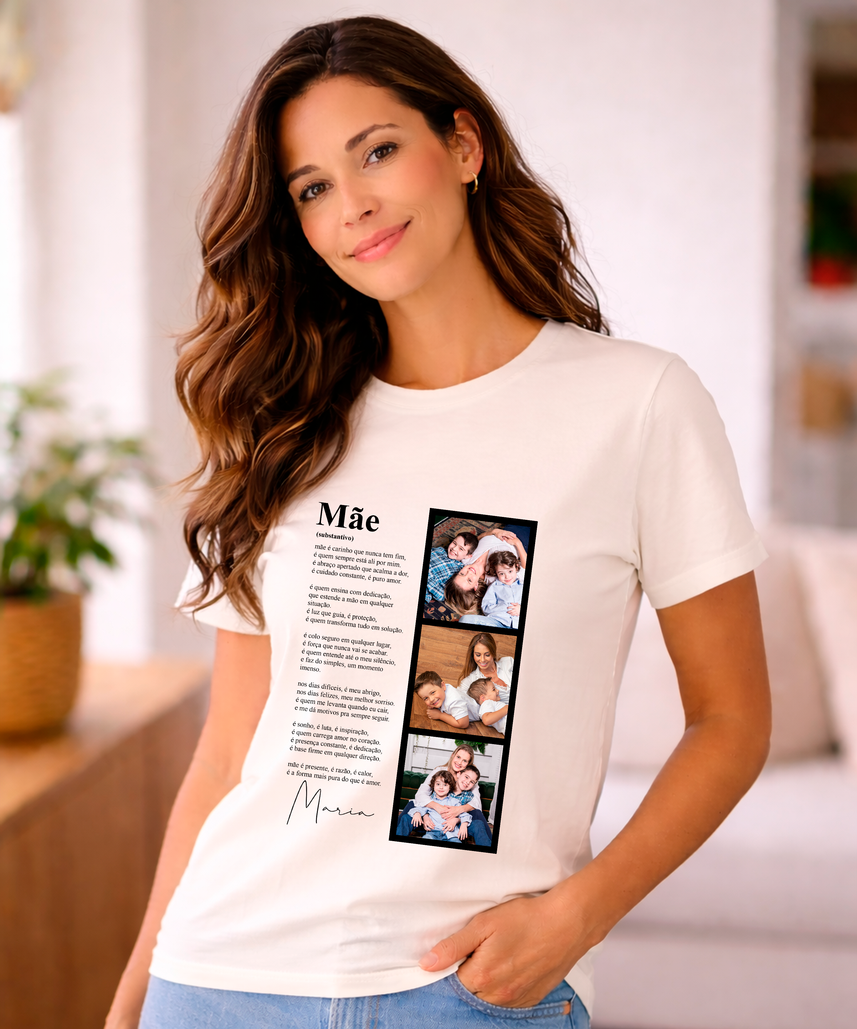 Camisa mãe substantivo modelo basic 03