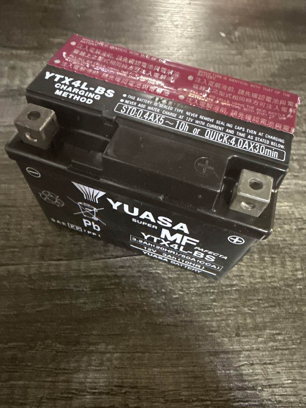 Thumbnail: NEW YUASA BATTERY YTX4L-BS FITS 1991-1994 CT70 (364F)