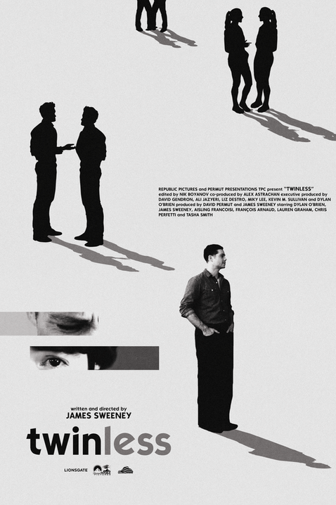 Alternative poster for James Sweeney's Twinless (2025).