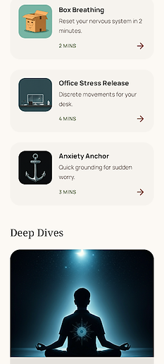 Mindfulness app for women
