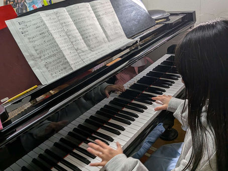 音楽の授業でも活躍する生徒さん