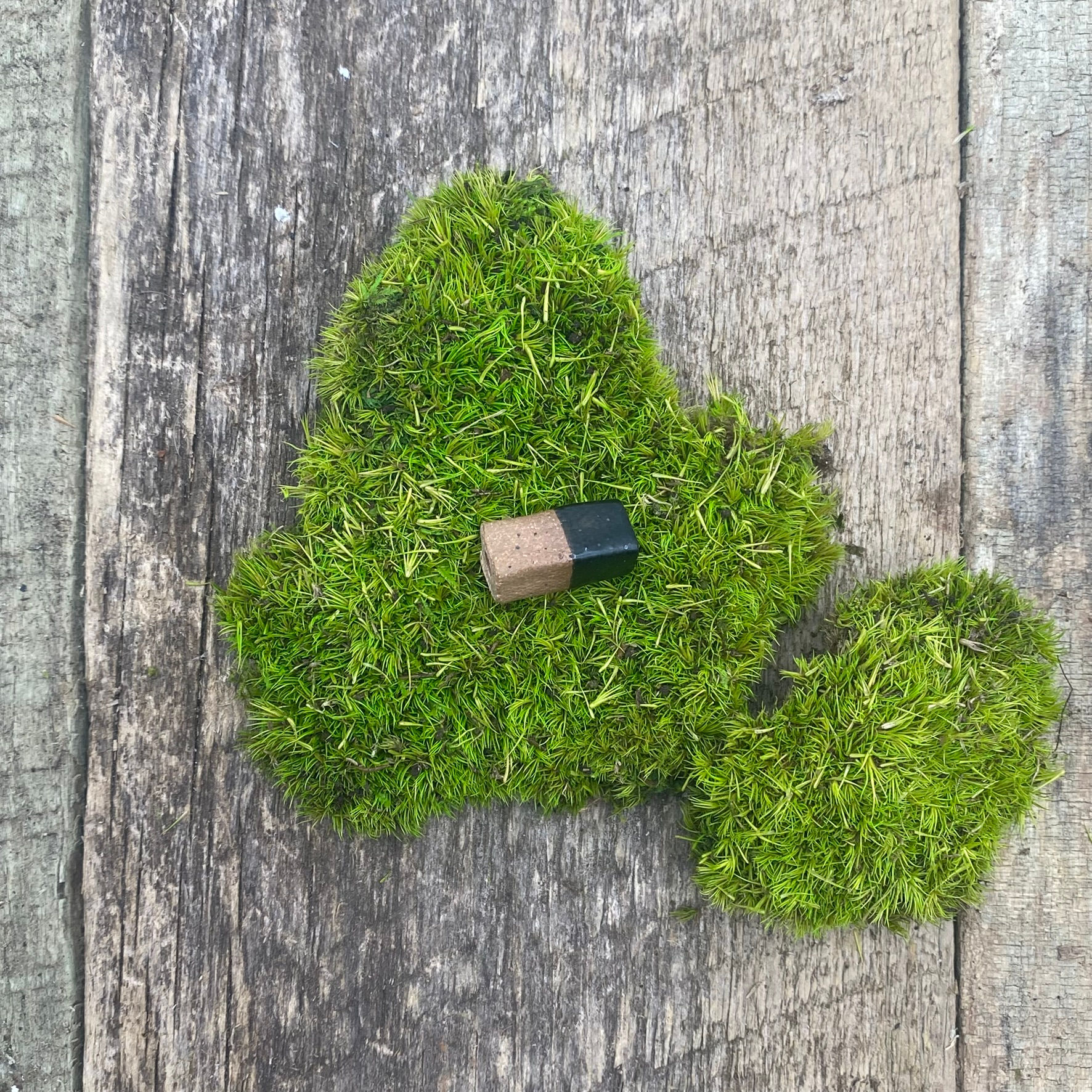 Glazed Trading Beads: Brown Clay