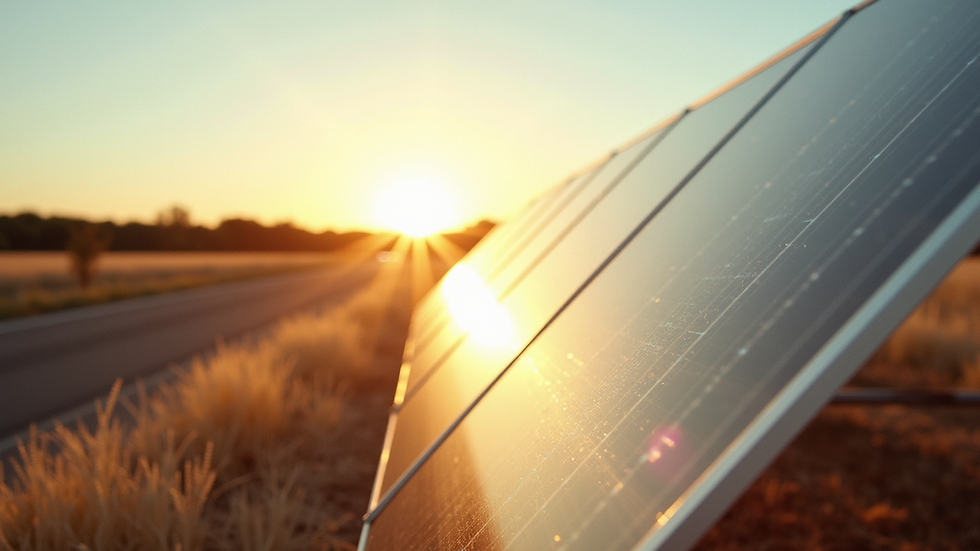 Vue rapprochée d'un panneau solaire propre sur un toit dans l'Hérault