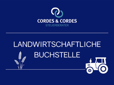 Landwirtschaftliche Buchstelle - jetzt auch in Hachen