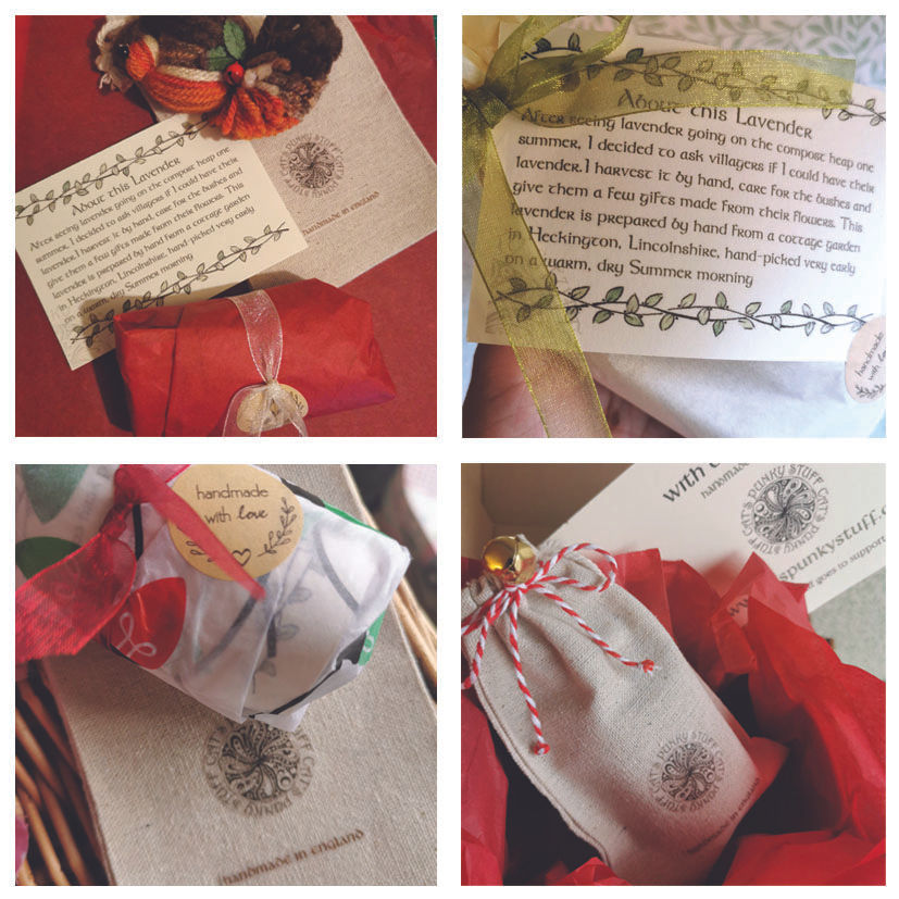 Christmas robins filled with lavender