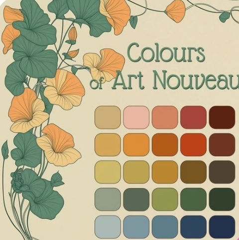Art Nouveau colours