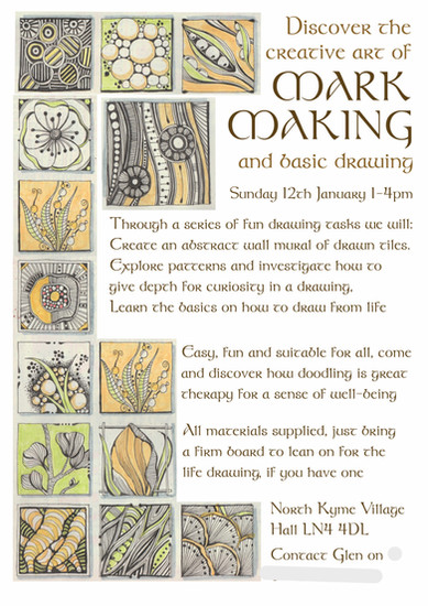Mark making poster
