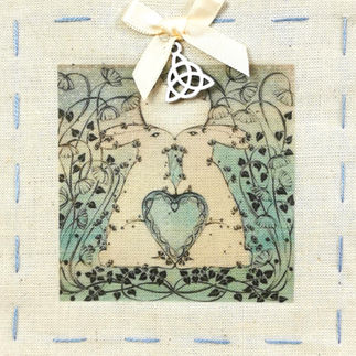 winter handfasting card