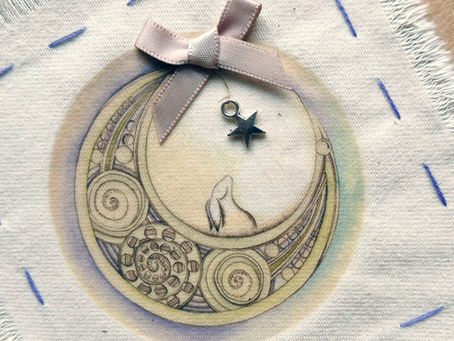 Moon Greeting Card