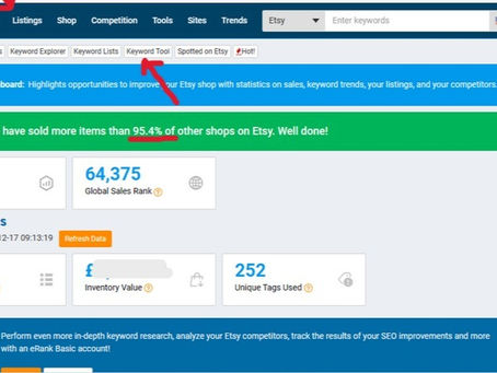 Etsy guide 2: SEO, E-Rank basics