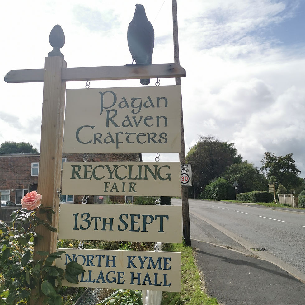 Hand painted sign
