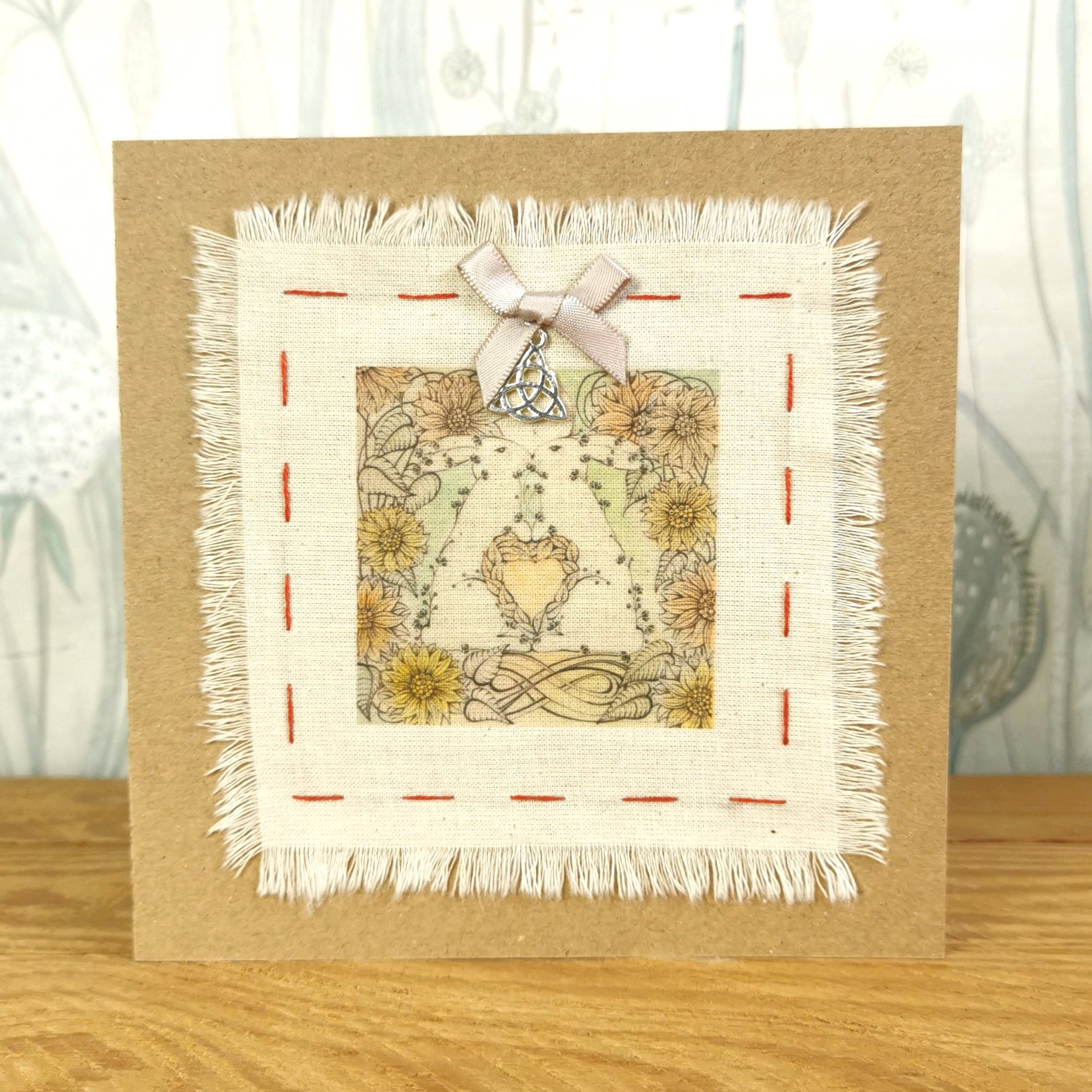 Autumn handfasting card