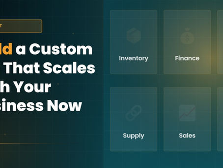 Build a Custom ERP That Scales With Your Business Now
