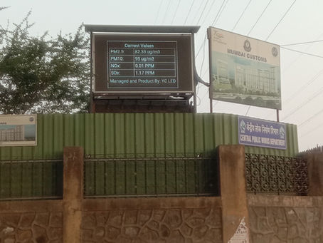 YC LED Installs AIQ Analyzer and Display at B G Shirke Constructions Pvt. Ltd. – CPWD Site, Mumbai
