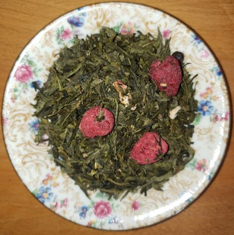Thé vert bio fruits rouges - 100g