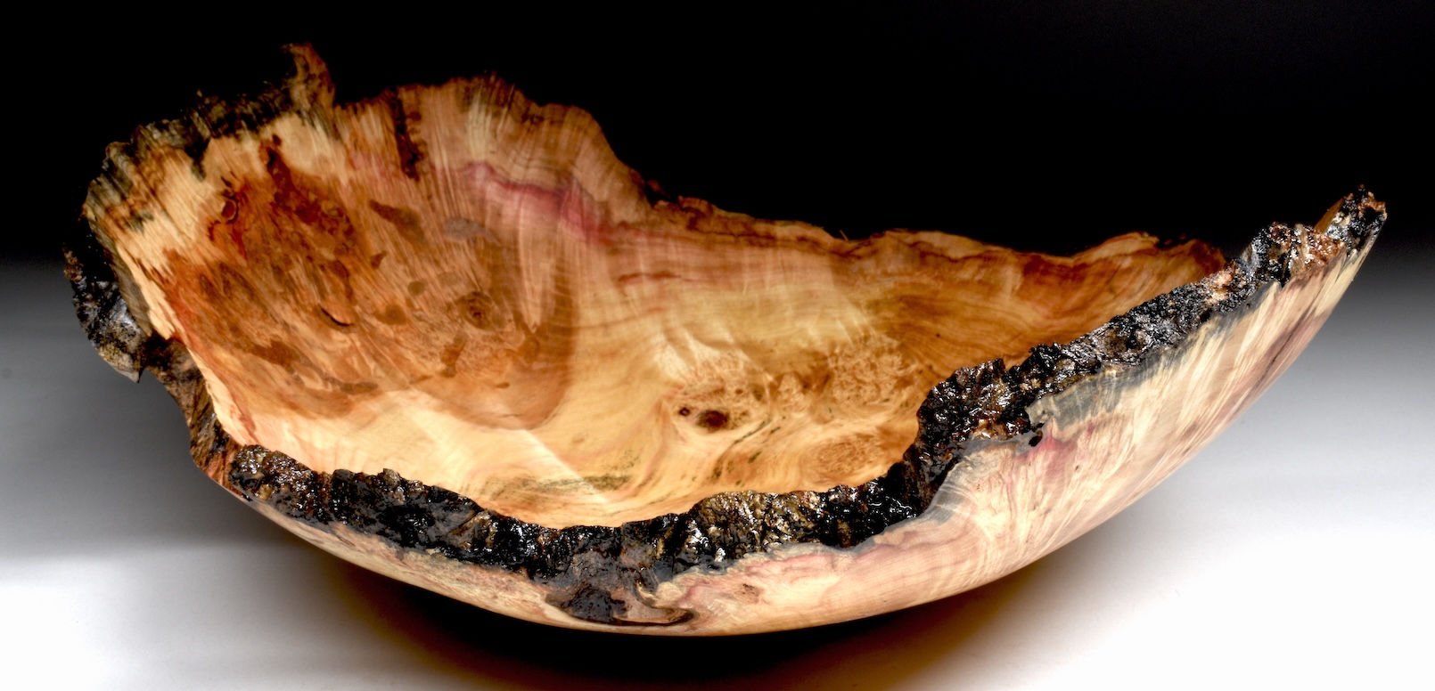 Spalted Box Elder Burl Bowl (26SF8)