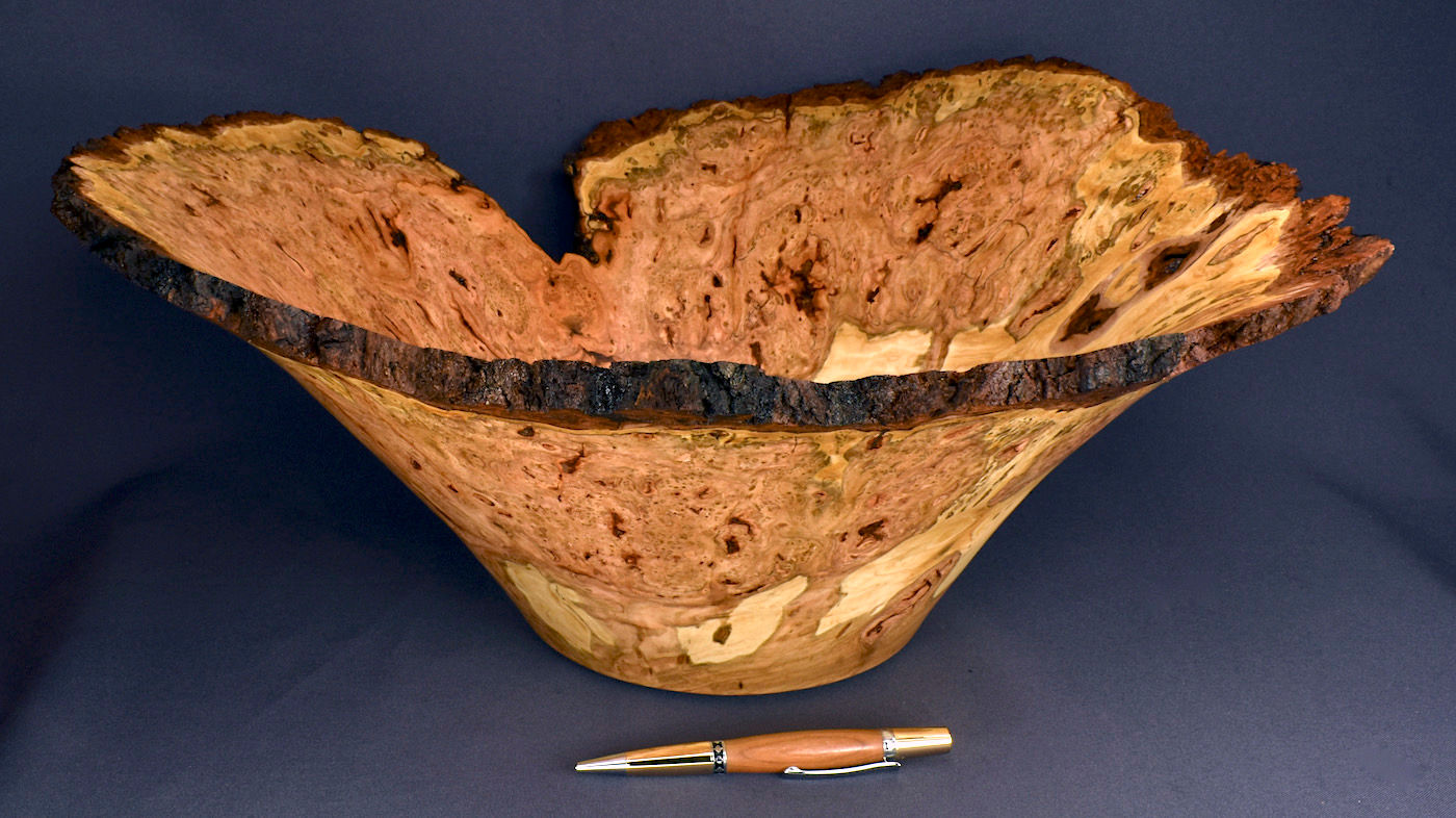 Large Wild Cherry Burl Bowl (21WS7) SOLD