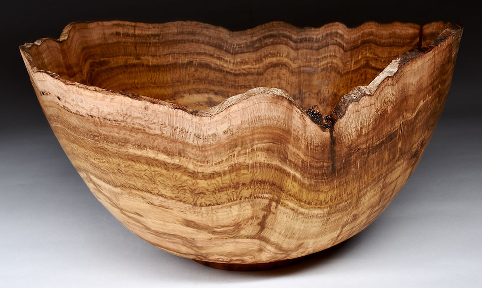 Thumbnail: Natural Edge White Oak Burl Bowl (24WS10) SOLD