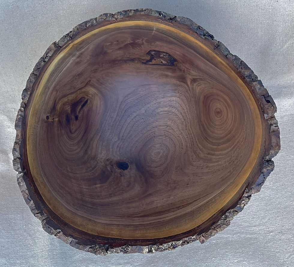 Thumbnail: Black Walnut Crotch  Bowl (24SF15) SOLD