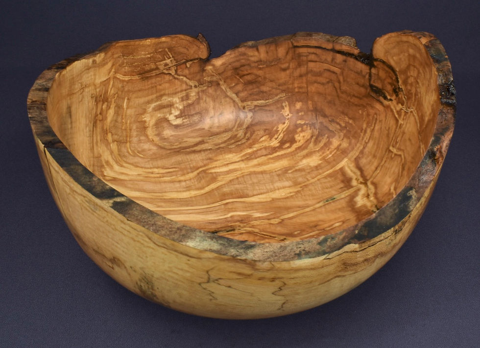 Thumbnail: Spalted Maple Burl Bowl (22WS18) SOLD