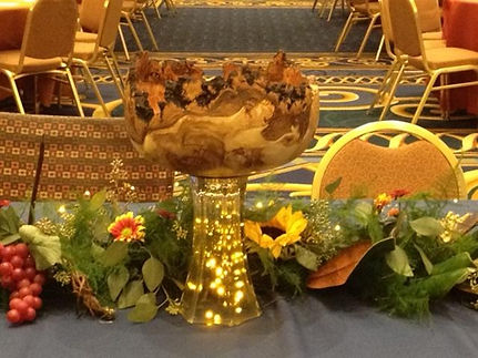 aspen burl bowl displayed for the King of Sweden in Minneapolis