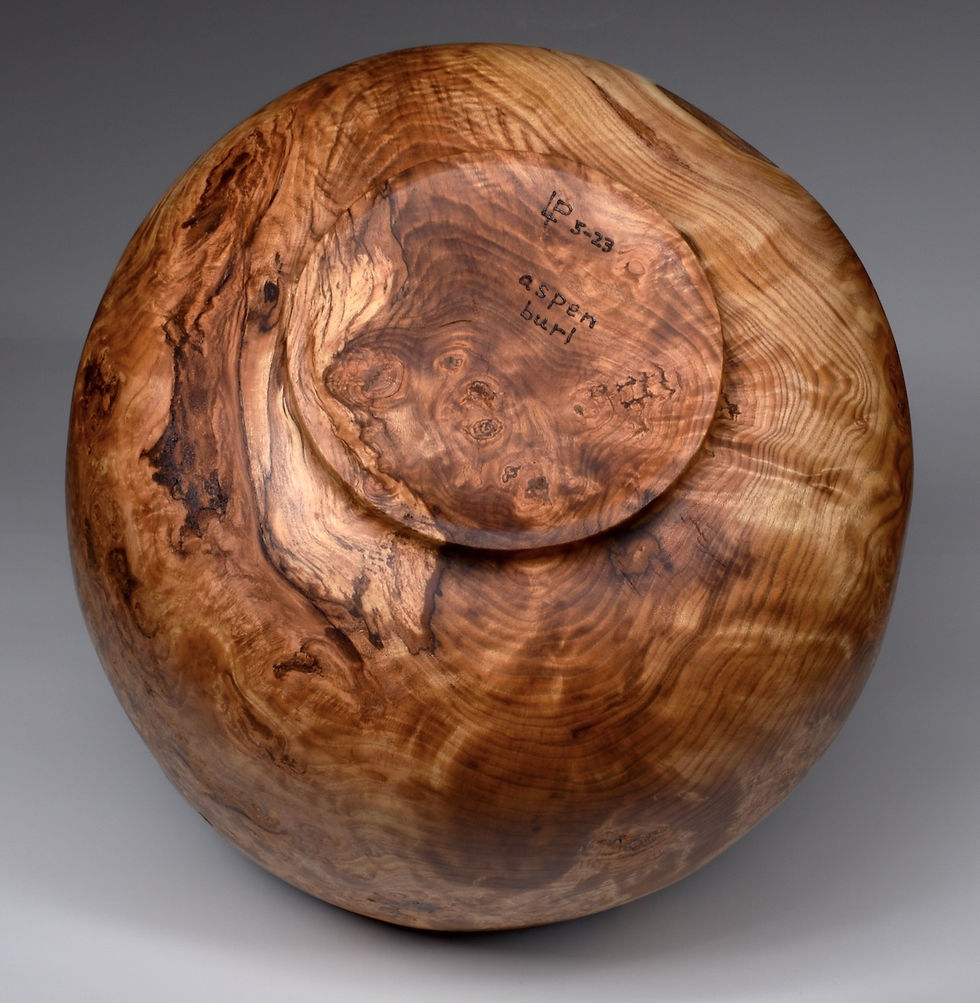 Thumbnail: Large Aspen Burl Bowl (23WS17) SOLD