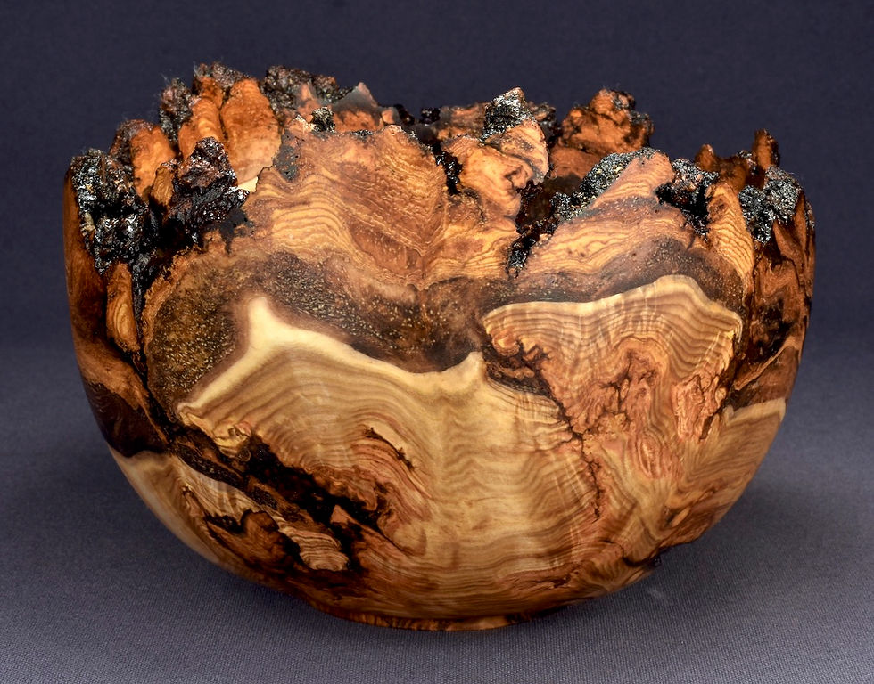 Thumbnail: Rustic Aspen Burl  Bowl (22SF3) SOLD