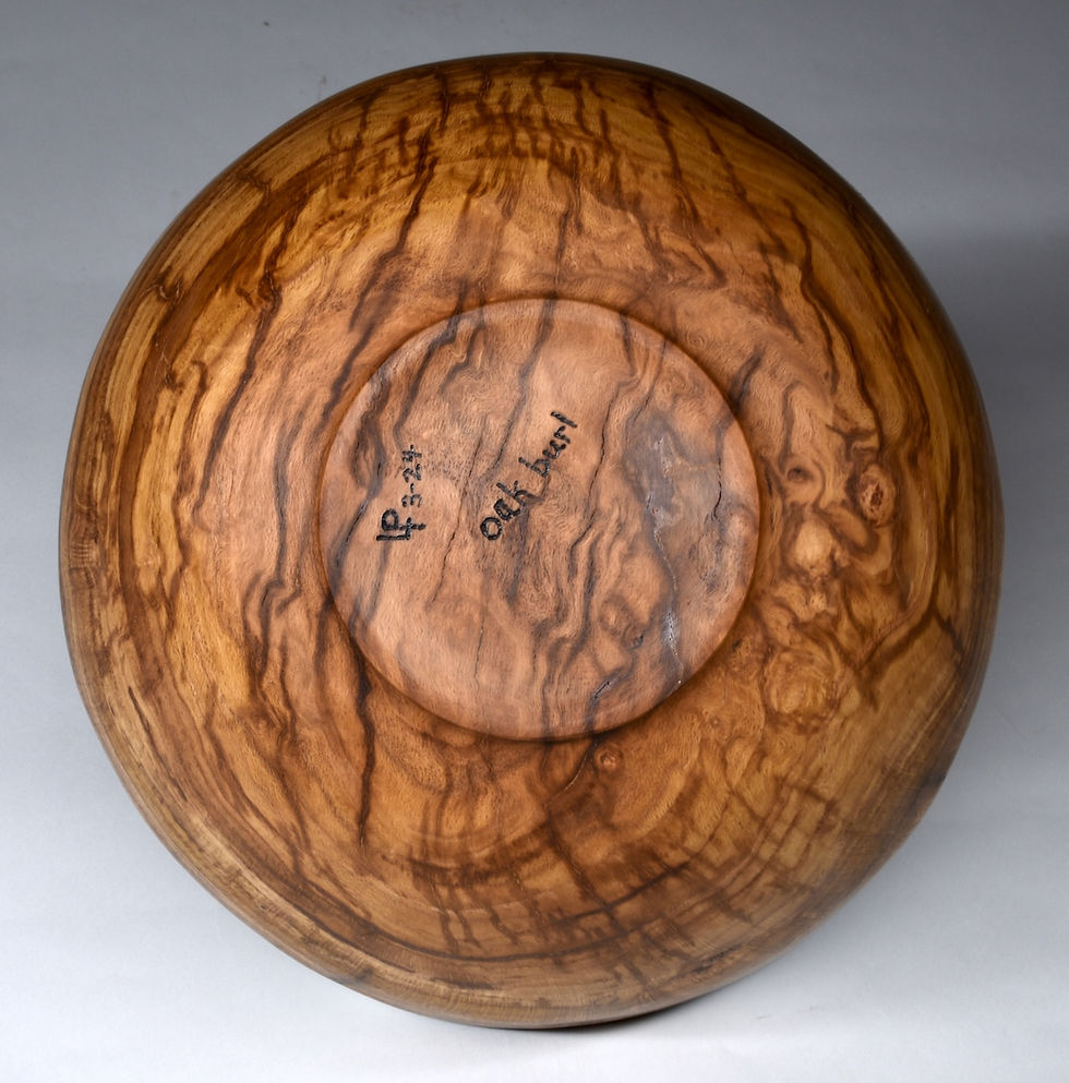 Thumbnail: Natural Edge White Oak Burl Bowl (24WS10) SOLD