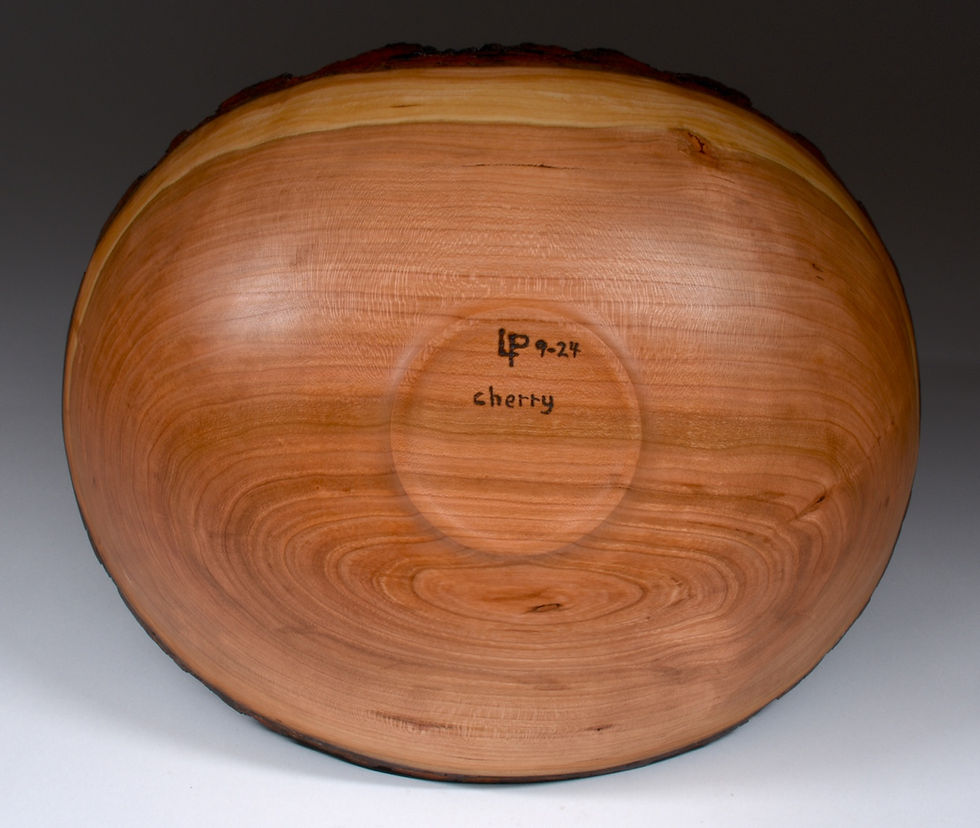 Thumbnail: Large Bark Edged Wild Cherry Bowl (24SF19) SOLD