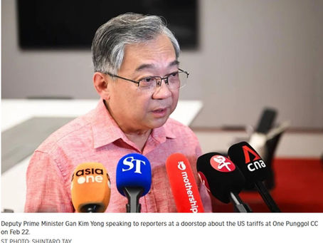 Singapore to seek clarity from US counterparts on implementation of Trump’s new 15% tariff