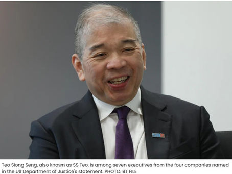 Some things to know about Teo Siong Seng, the Singapore shipping veteran accused by US of price collusion