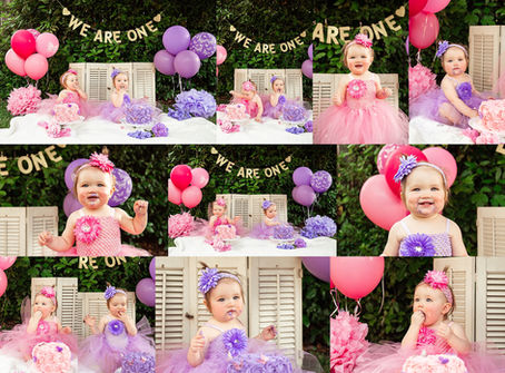 Outdoor Twins Cake Smash Session