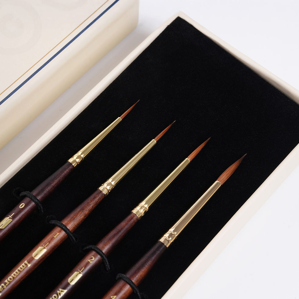 Thumbnail: Highlander Hobbies : Claymore Series Kolinsky Sable Brush Set