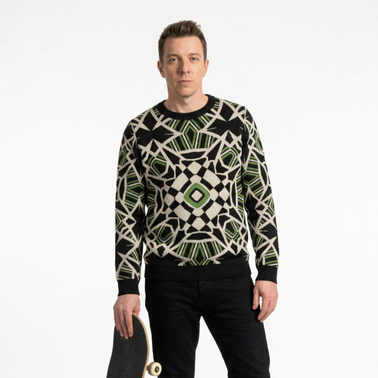 SK8 or DIE knitted sweater