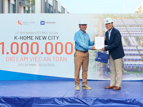 HANDONG E&C: 1,000,000 Safe Working Hours with Zero Accidents at K-Home New City