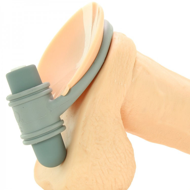 Miniatura: Screaming O For Him Remote Vibrating Ring Set in Grey