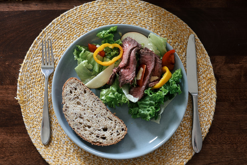 Steak Salad with Apple Cider Vinaigrette