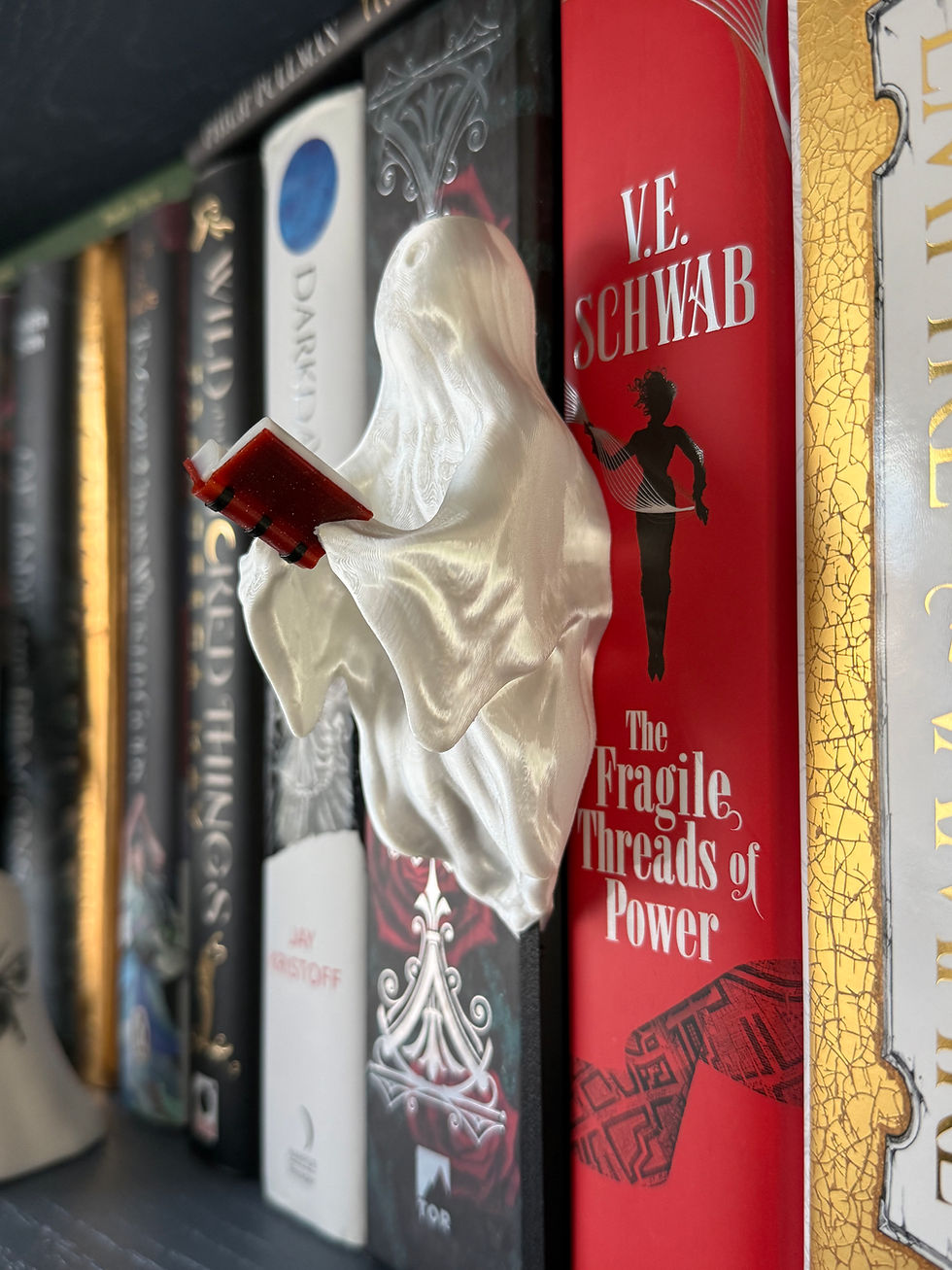 Thumbnail:     Reading Ghost Book Divider – Spooky Bookshelf Shelf Insert