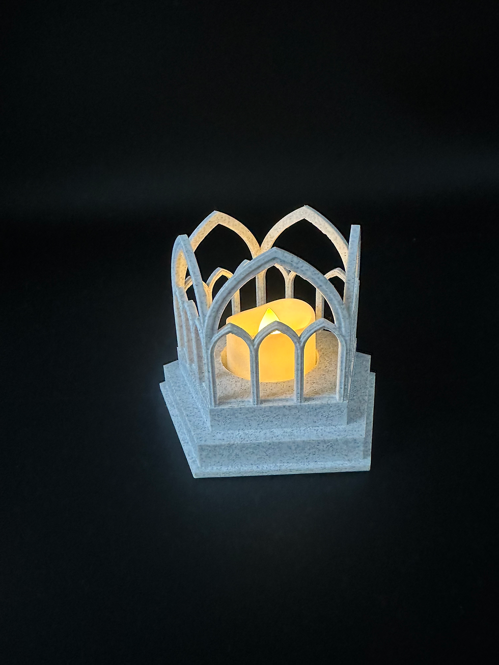 Thumbnail: Gothic Arch Candle Holders