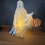 Thumbnail: Glowing 3D Printed Sheet Ghost LED Tea Light Cover | Spooky Gothic Home Decor