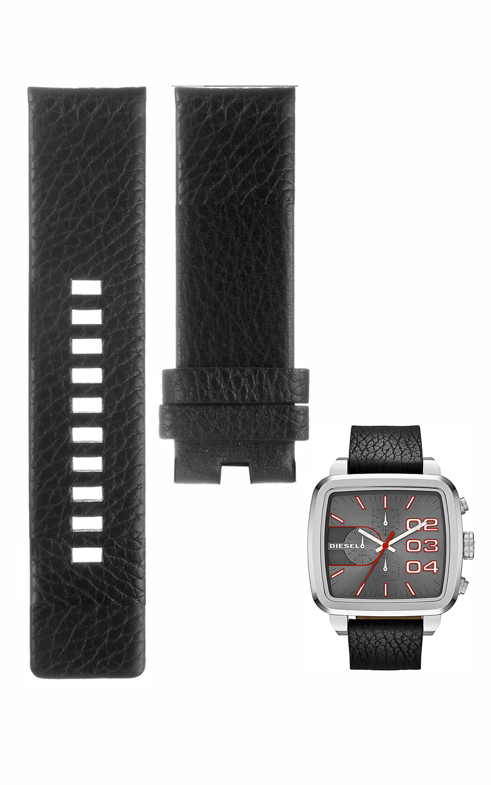 Pulseira DZ4304 Compatível Sem Fivela Para Relógio Diesel