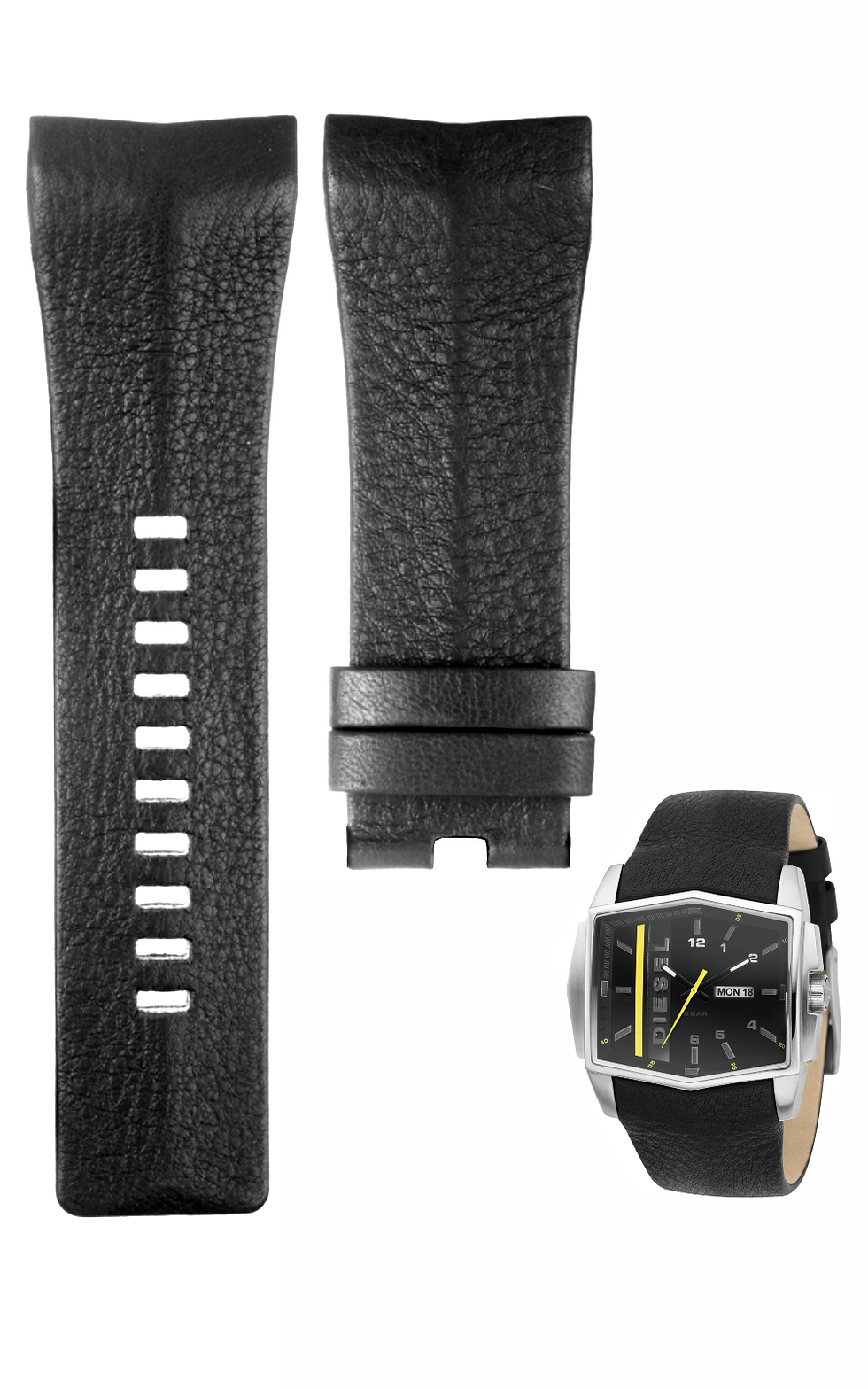 Pulseira DZ1340 Compatível Sem Fivela Para Relógio Diesel